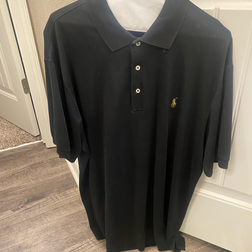 Used men’s black XLT polo